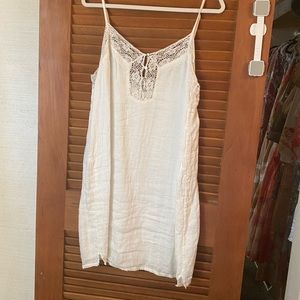 SOLD Size Swap or Trade! Spell White Linen Slip Dress Size XL